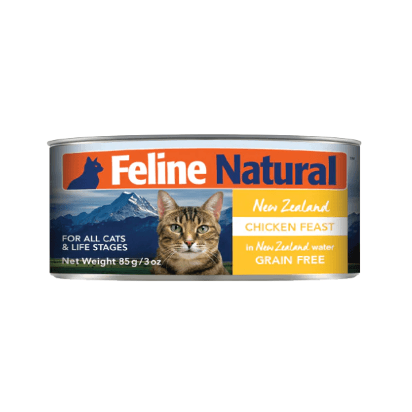 K9 Feline Natural 鸡肉配方罐头 98%鲜肉配方 肉泥质地 6oz*4罐 - Maokidspet