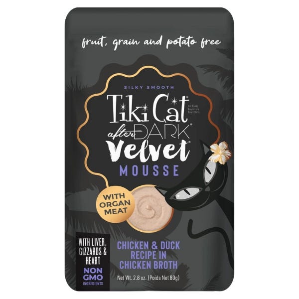 Tiki Cat After Dark Velvet Mousse - Chicken & Duck