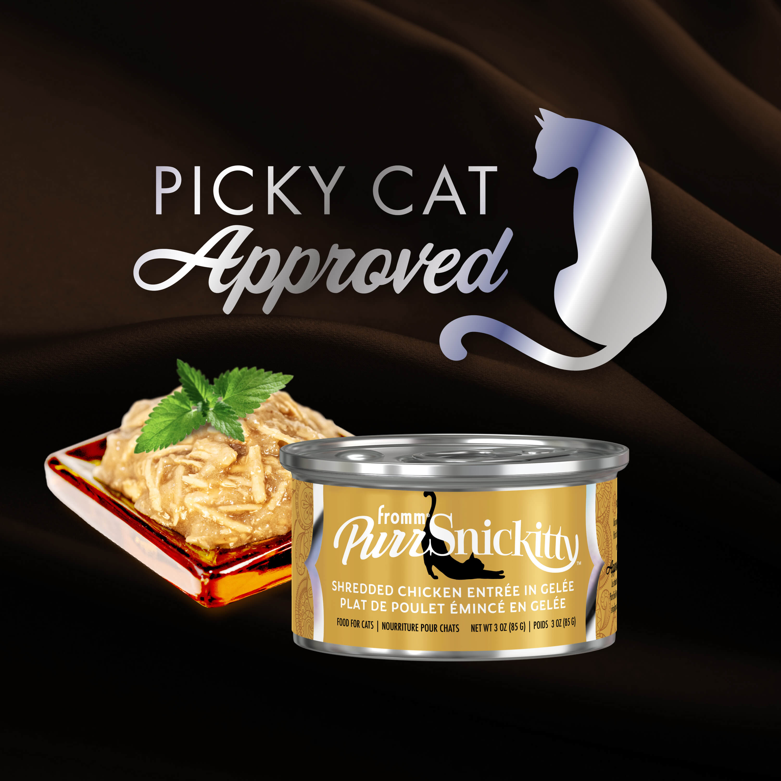 Fromm PurrSnickitty Shredded Chicken Entree in Gelee