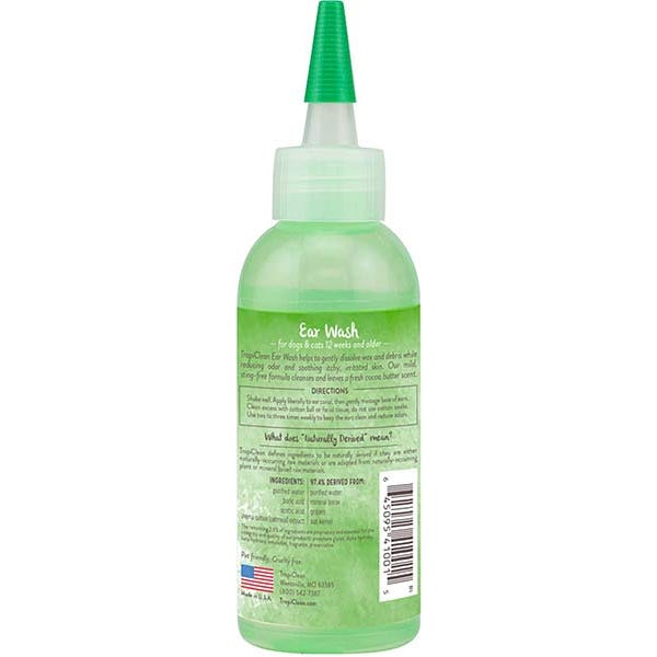 Tropiclean Alcohol-Free Ear Wash - 4oz