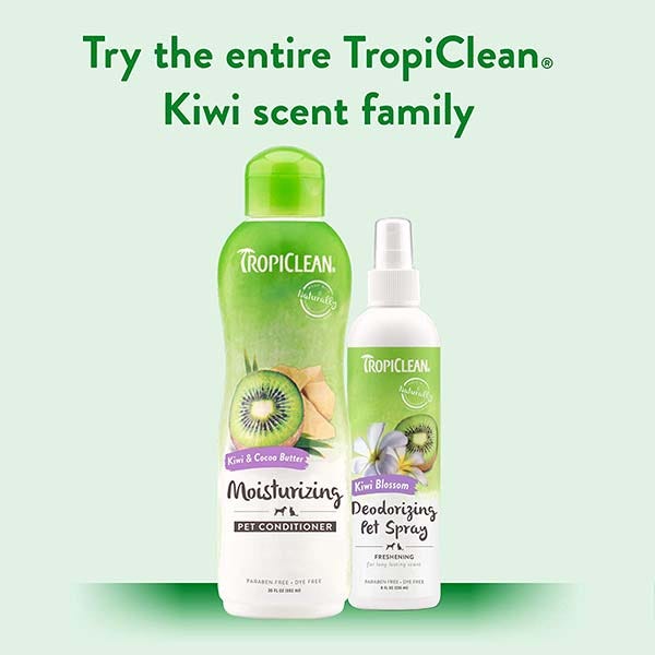 TropiClean Kiwi Blossom Deodorizing Spray for Dog & Cat - 8oz