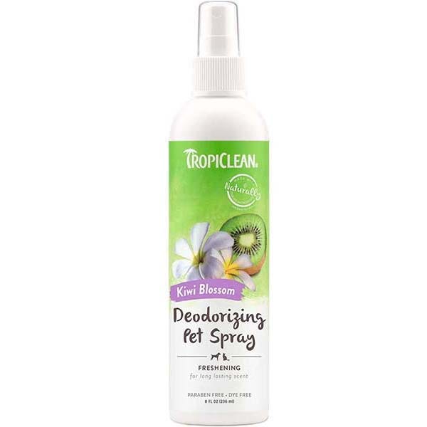 TropiClean Kiwi Blossom Deodorizing Spray for Dog & Cat - 8oz