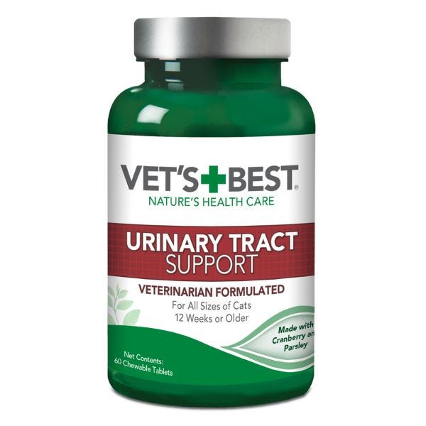 Vet's Best Urinary Tract Support Tablets for Cats - 60 tablets