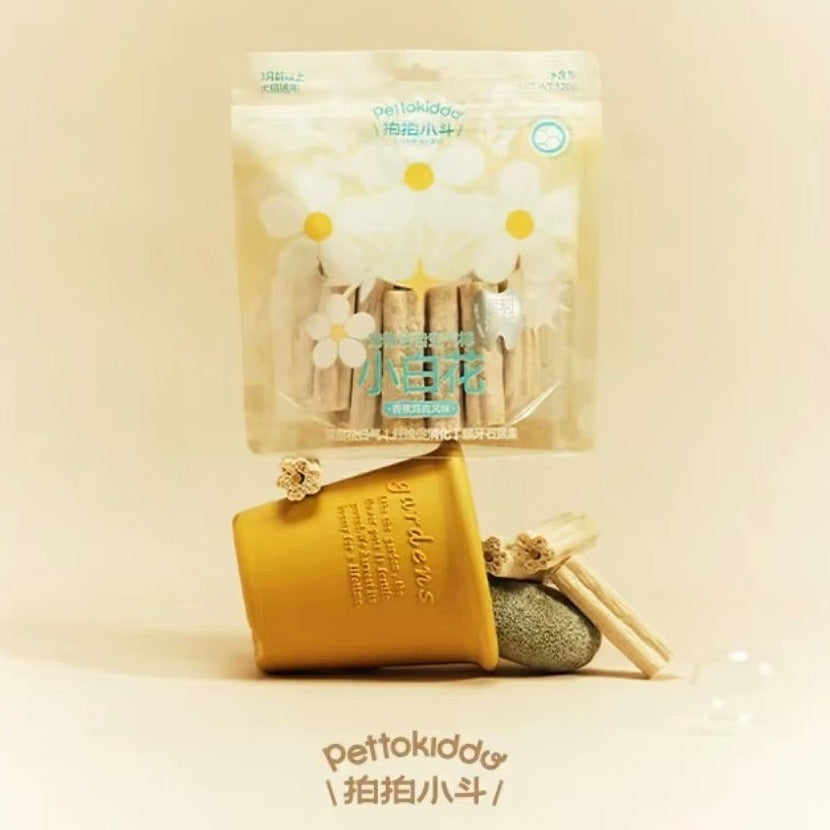 Pettokiddo - Freeze-Dried Dental Cleaning Sticks for Dogs & Cats (12 sticks)