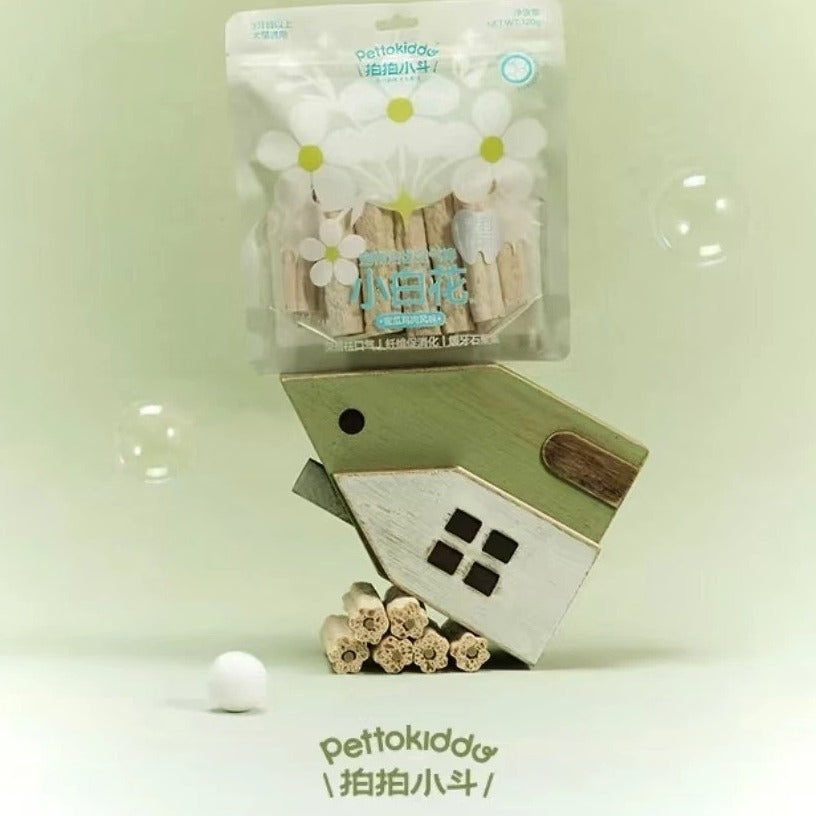 Pettokiddo - Freeze-Dried Dental Cleaning Sticks for Dogs & Cats (12 sticks)