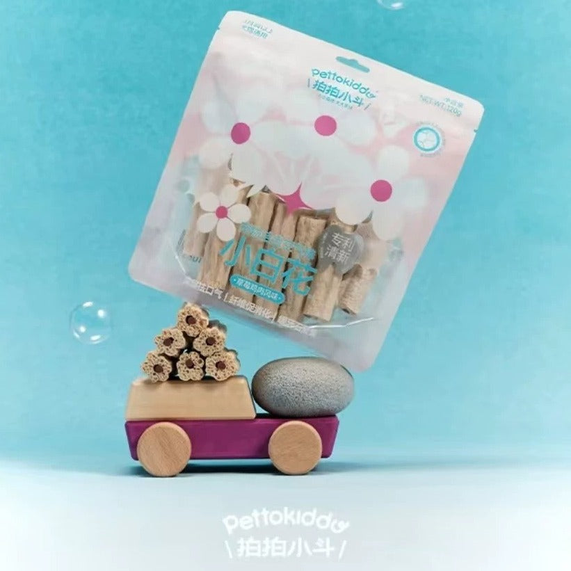 Pettokiddo - Freeze-Dried Dental Cleaning Sticks for Dogs & Cats (12 sticks)