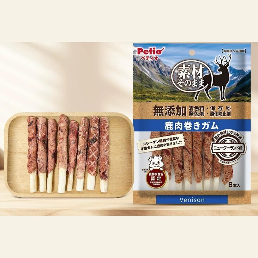 Petio Sozai Sonomama Meat-Wrapped Rawhide Chew Sticks For Dog - 4 Flavors (80g)