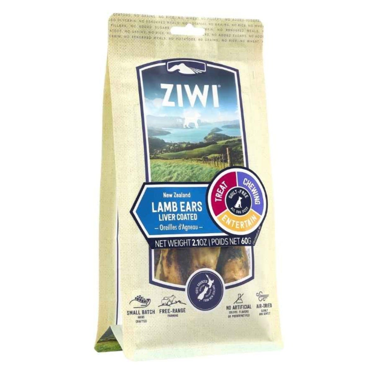 ZIWI Dog Chews & Treats - Lamb Ears