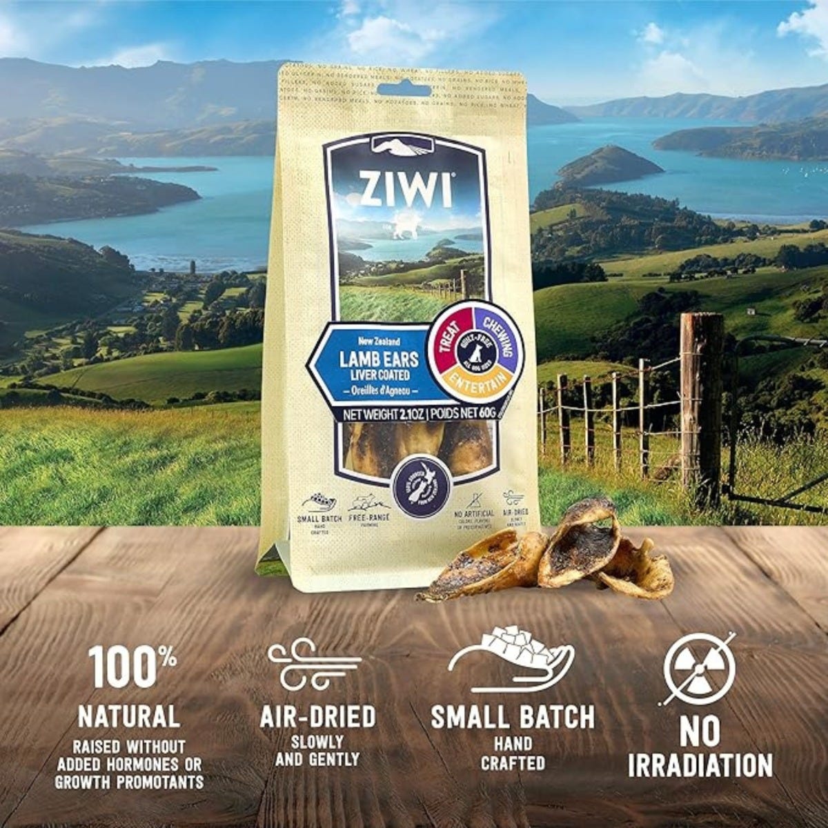 ZIWI Dog Chews & Treats - Lamb Ears